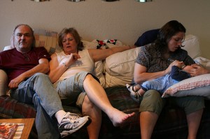 Romantiek - Al snel is de tv het spannendste moment van de dag...