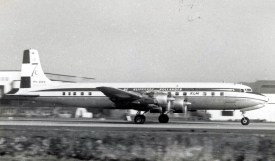 33163 - Douglas DC-7C PH-DSG KL EHAM t.o. Scan10210