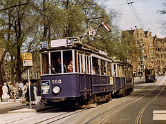 GVB - Lijn 13 Westermarkt 1955