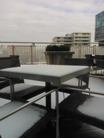 Leeg terras V en D Hoofddorp...